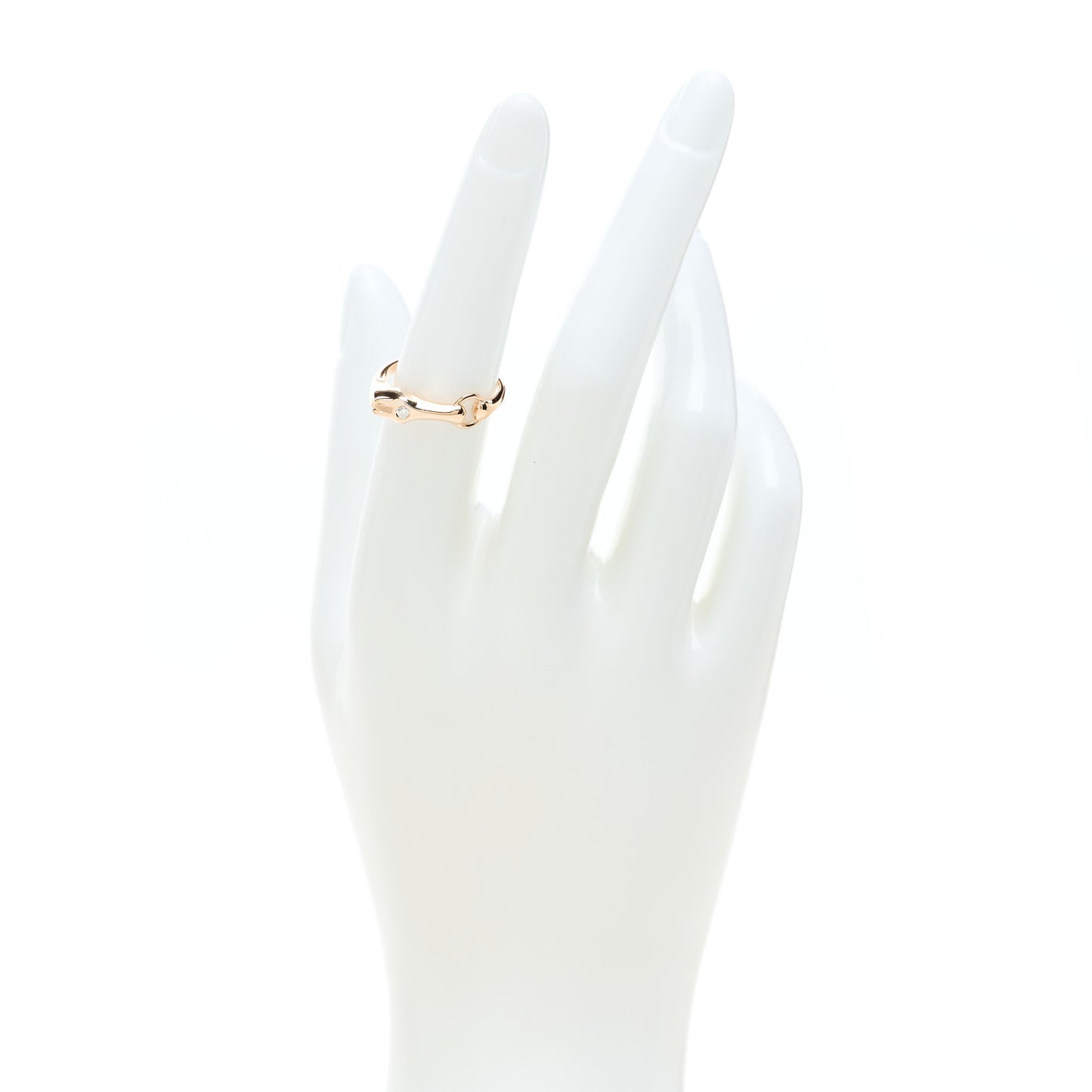 18K Rose Gold Diamond TPM Galop Ring 52 6