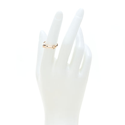 Hermes 18K Rose Gold Diamond TPM Galop Ring 52 6 2 of 7