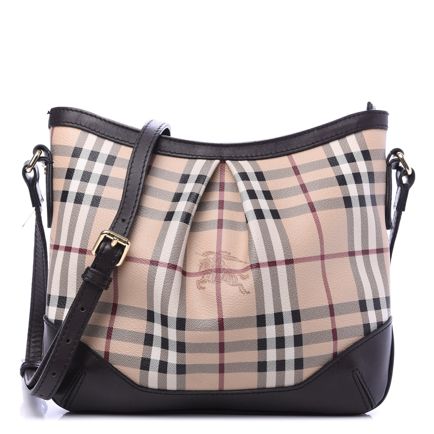 Haymarket Check Hartham Shoulder Bag Chocolate