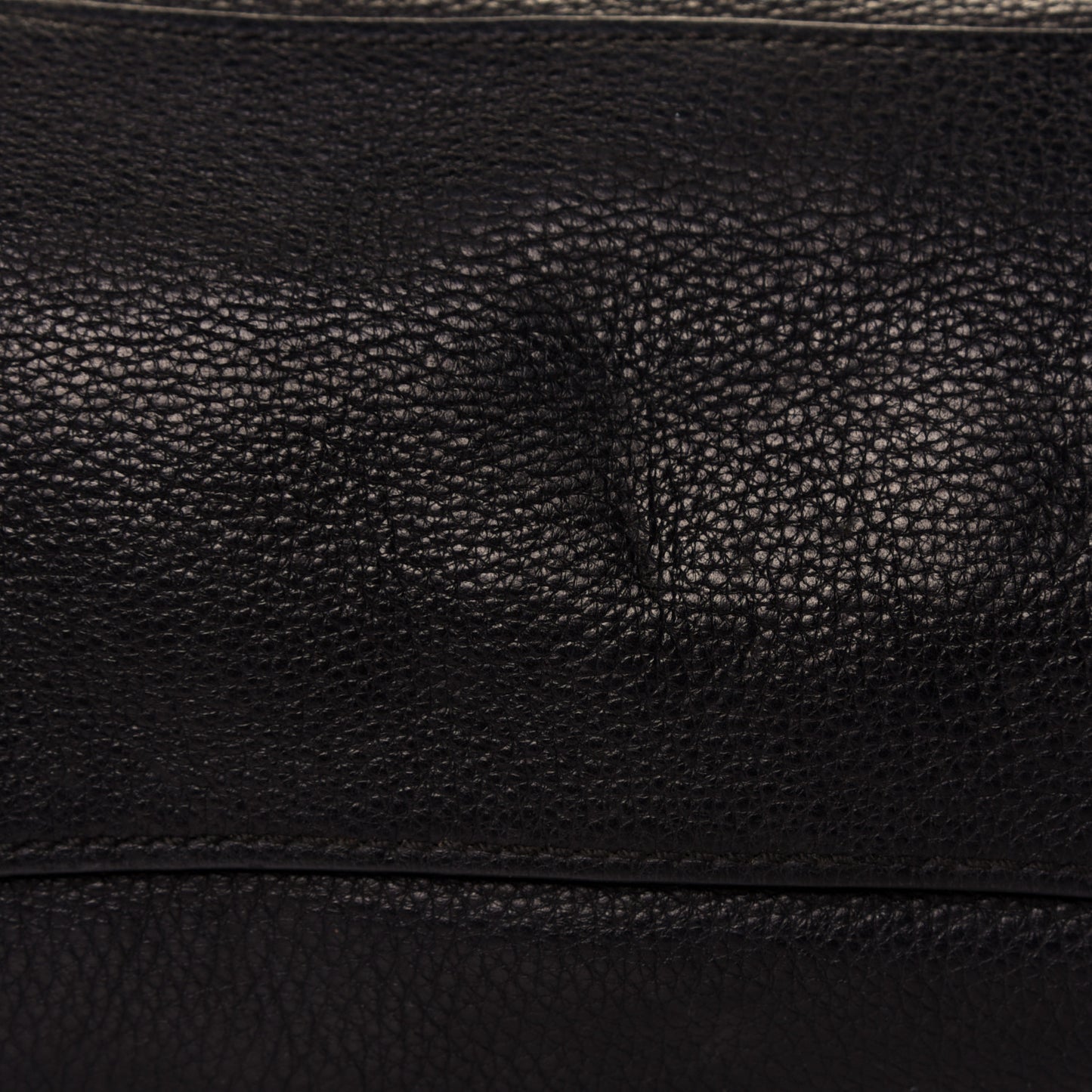 Vitello Daino Top Handle Tote Black