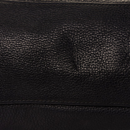 Prada Vitello Daino Top Handle Tote Black 26 of 39