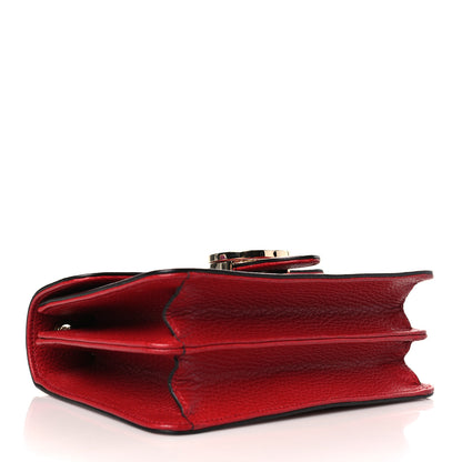 Gucci Dollar Calfskin Small Interlocking G Shoulder Bag Red 4 of 9