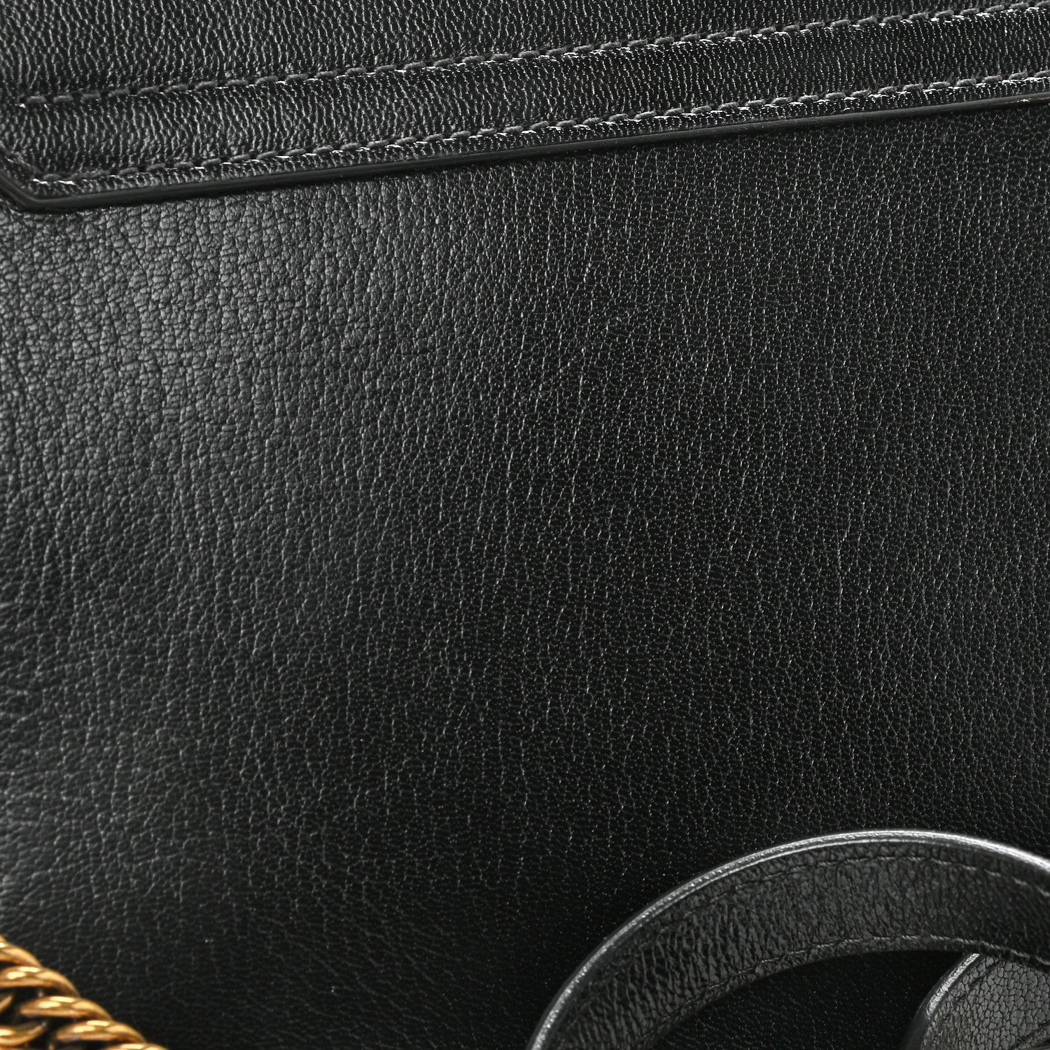 Givenchy Calfskin Suede Medium GV3 Flap Black 13 of 13