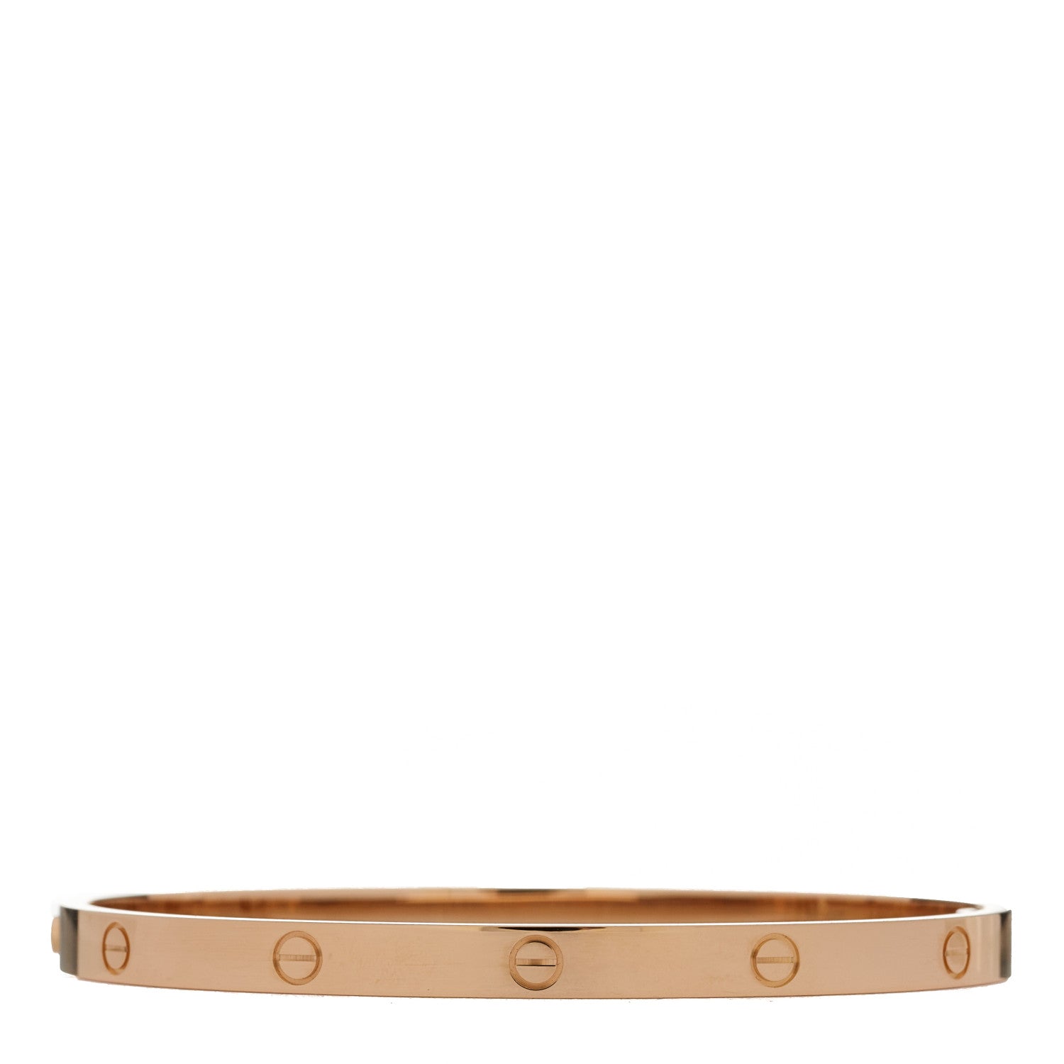 Cartier 18K Pink Gold Medium LOVE Bracelet 19 2 of 5