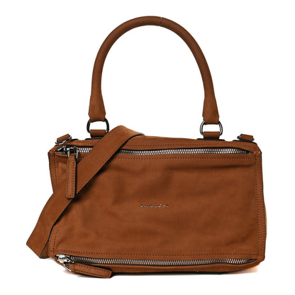 Givenchy Suede Medium Pandora Chesnut 1 of 12