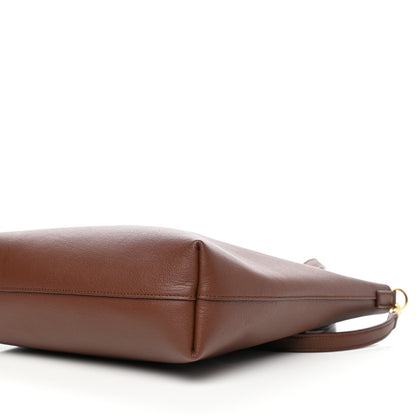 Saint Laurent Calfskin Toy Shopping Tote Old Brandy 9 of 10