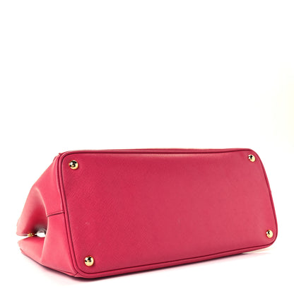 Prada Saffiano Lux Large Tote Peonia 4 of 12