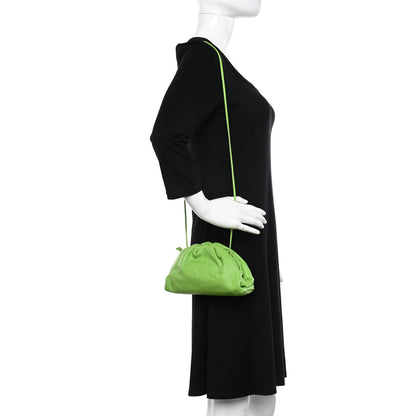 Bottega Veneta Butter Calfskin The Mini Pouch Acid Green 2 of 9