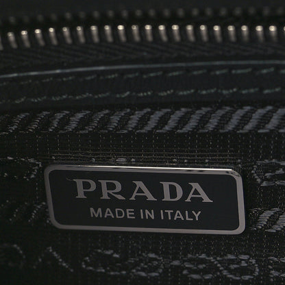 Prada Satin Crystal Mini Galleria Double Zip Tote Metal 6 of 9