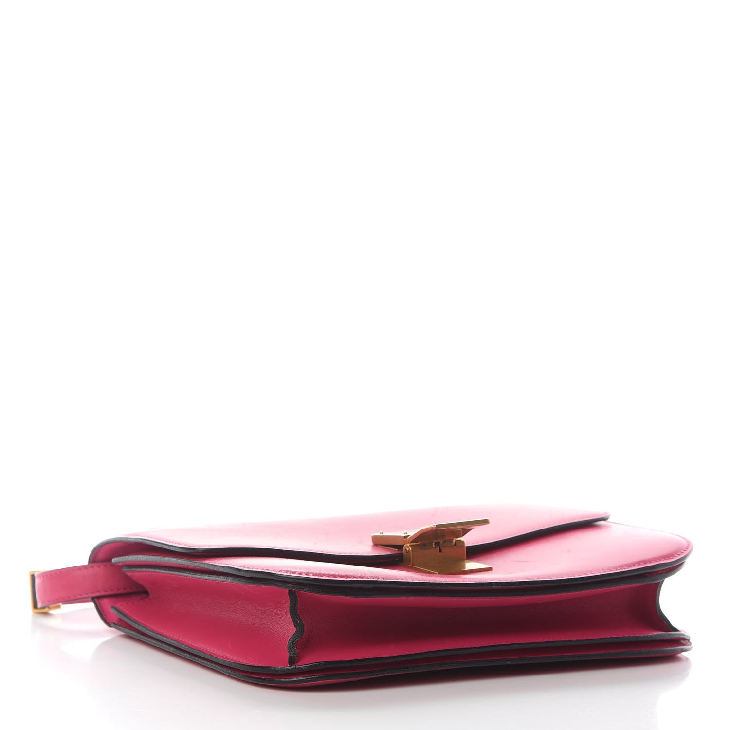 Celine Box Calfskin Medium Classic Box Flap Bag Hibiscus 3 of 9