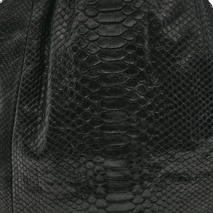 Chanel Snakeskin Rock and Chain Hobo Black 8 of 12