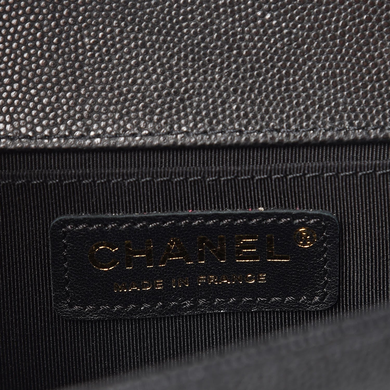 Chanel Caviar Quilted Medium Boy Flap Black 7 of 10