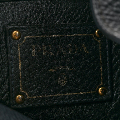 Prada Vitello Daino Hobo Black 6 of 13