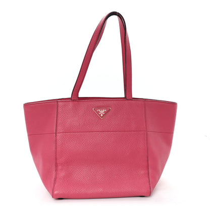 Prada Vitello Daino Shopping Tote Peonia 1 of 11