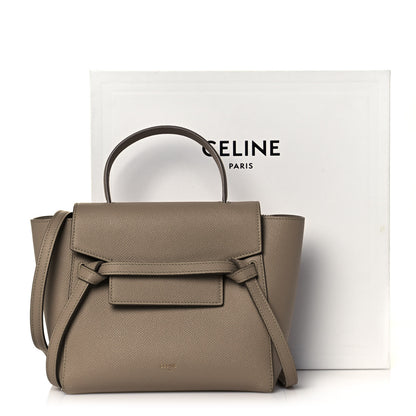 Celine Grained Calfskin Nano Belt Bag Light Taupe 14 of 14