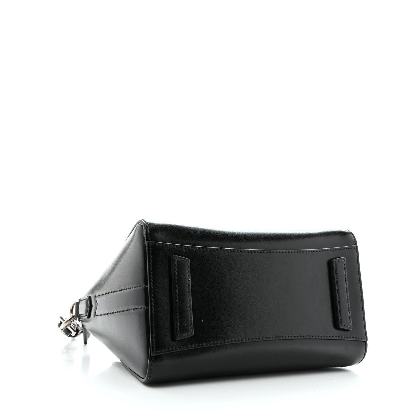 Shiny Lord Calfskin Mini Antigona Black