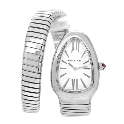 Bulgari Stainless Steel 35mm Serpenti Tubogas Quartz Watch 1 of 5