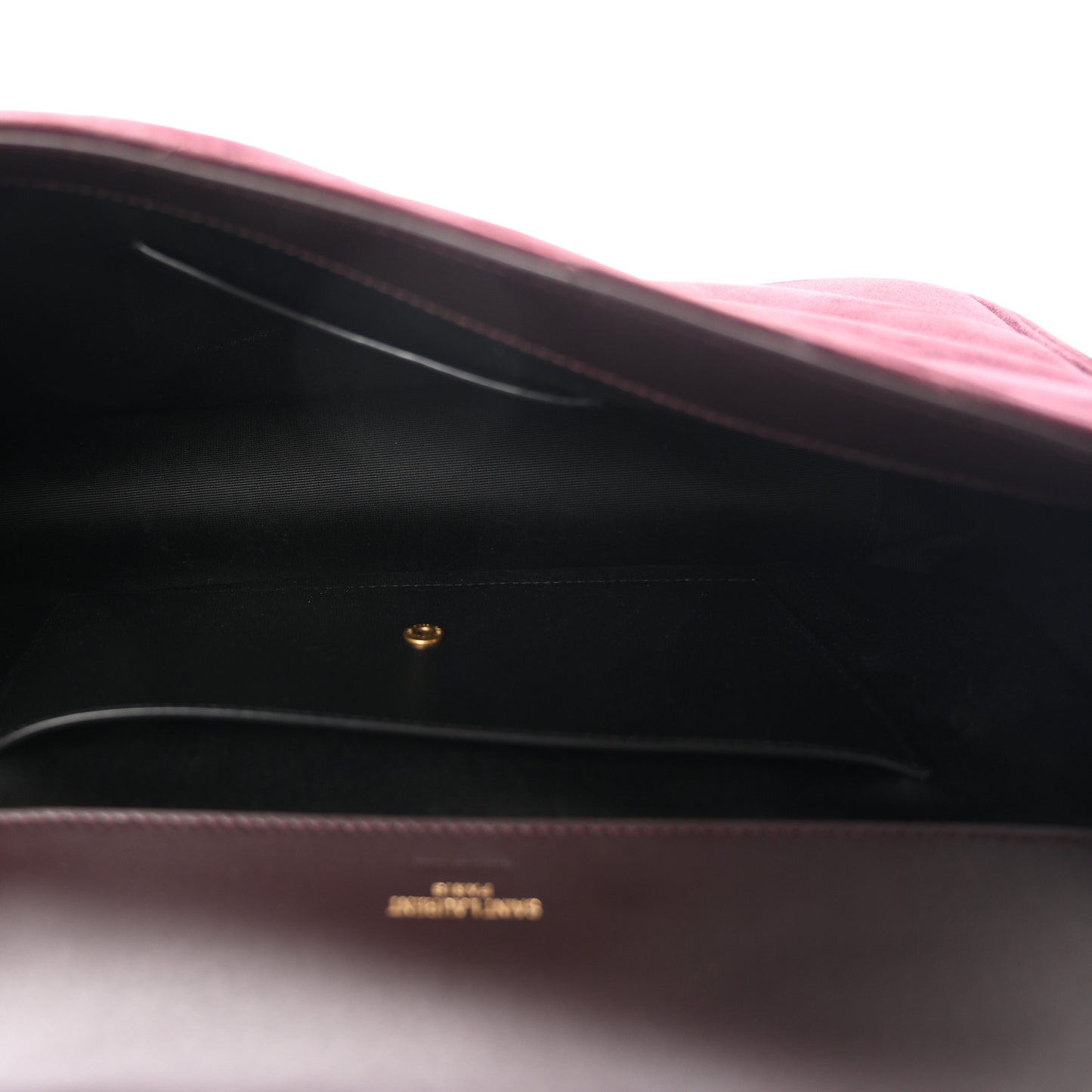 Suede Chevron Quilted Medium LouLou Smoky Burgundy