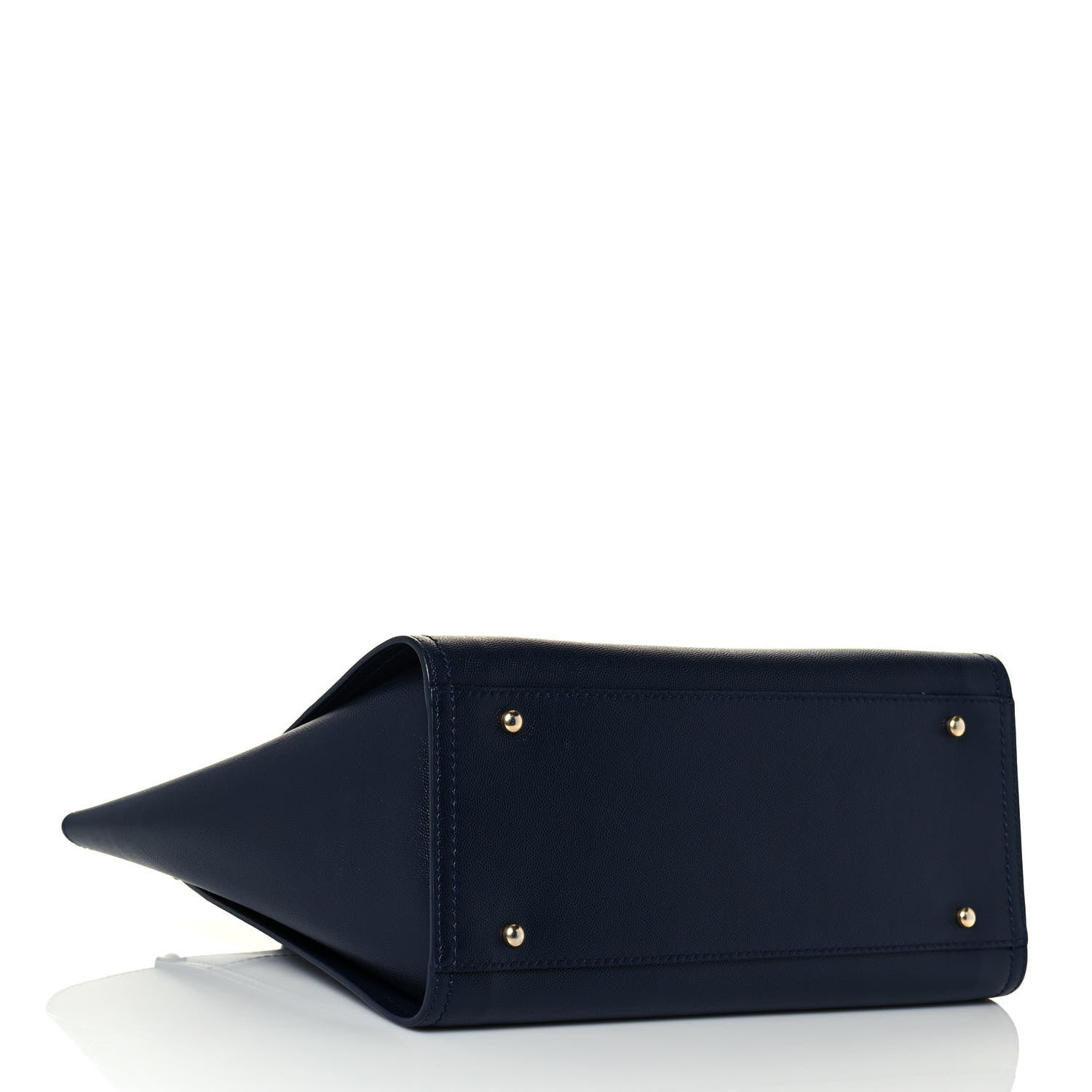 Chanel Caviar Small Studded Deauville Tote Blue 4 of 15