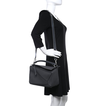 Loewe Calfskin Puzzle Bag Grey 3 of 8