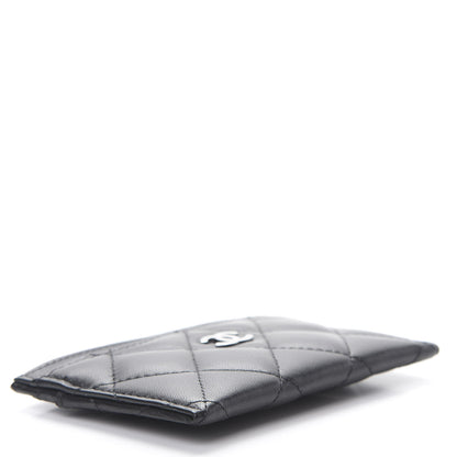 Chanel Lambskin Quilted Card Holder Black 4 of 9