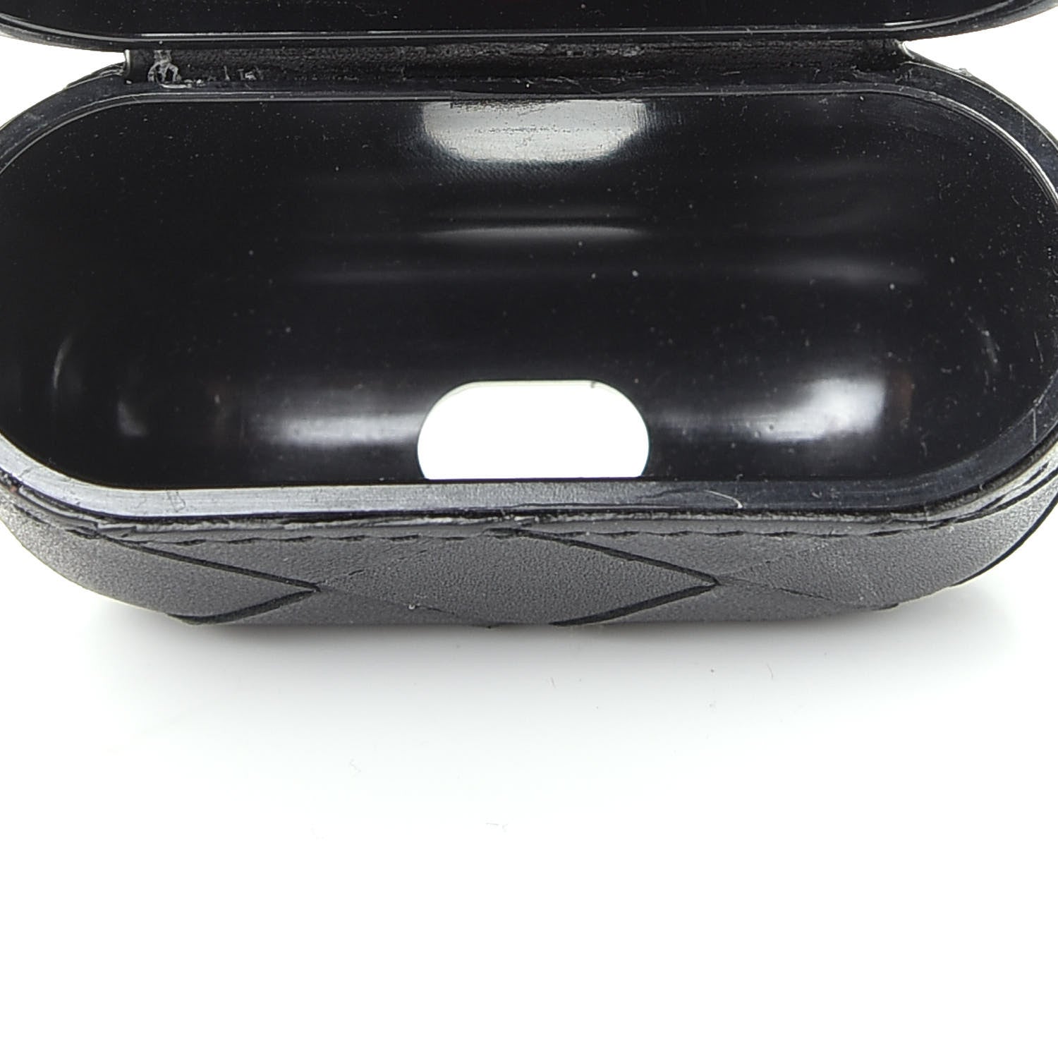 Bottega Veneta Nappa Intrecciato Airpods Pro Case Black 4 of 4