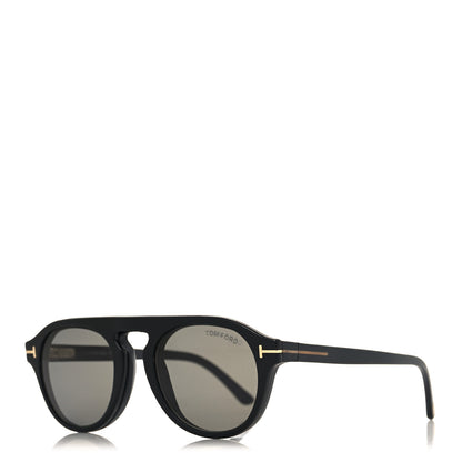 Tom Ford Clip On Aviator Sunglasses TF5533-B Black 2 of 10