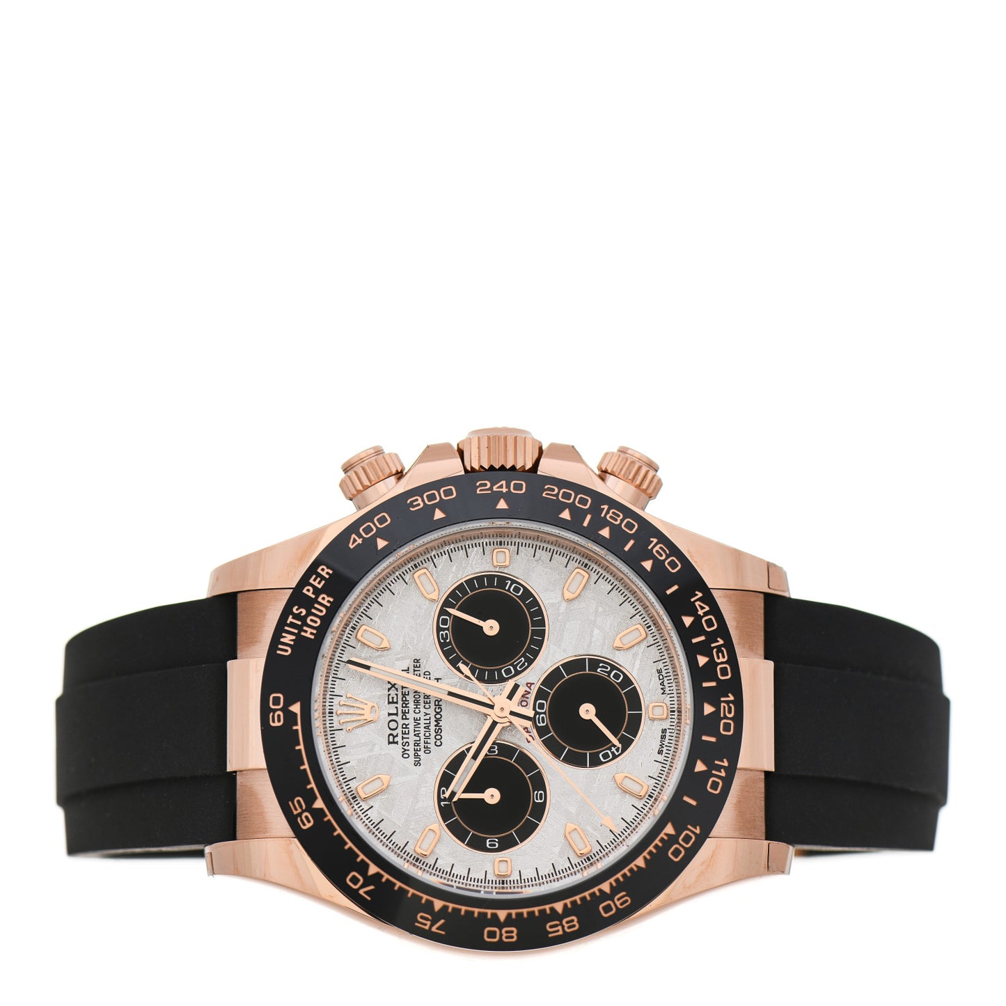 18K Everose Gold Oysterflex Meteorite 40mm Oyster Perpetual Cosmograph Daytona Watch 116515LN