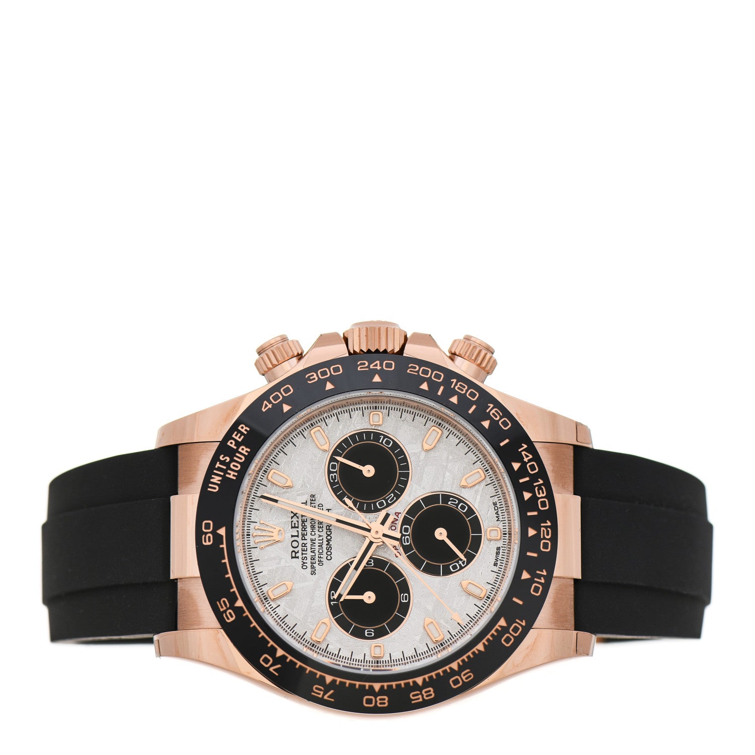 Rolex 18K Everose Gold Oysterflex Meteorite 40mm Oyster Perpetual Cosmograph Daytona Watch 116515LN 2 of 5