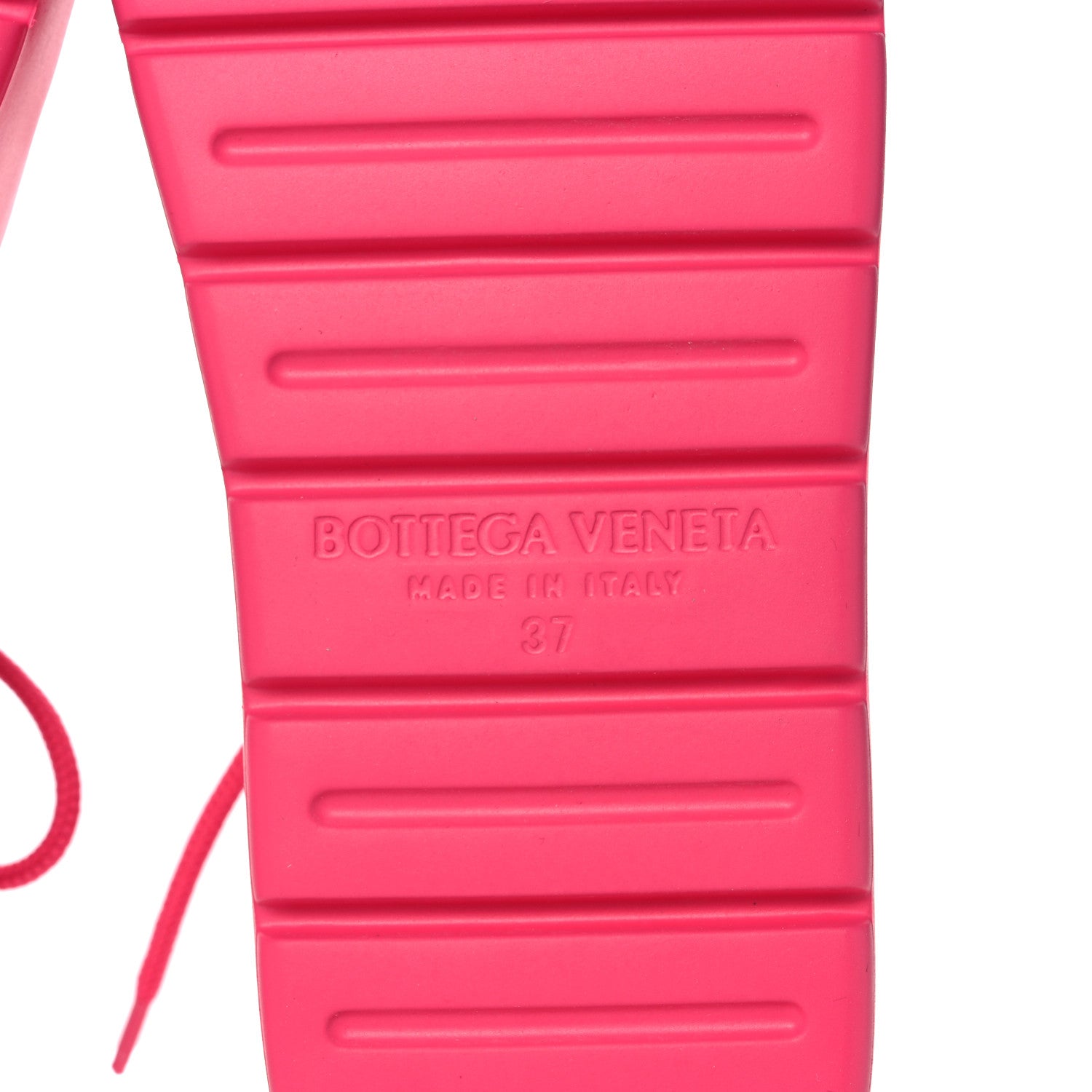 Bottega Veneta Rubber Jelly Sandals 37 Cranberry 6 of 8