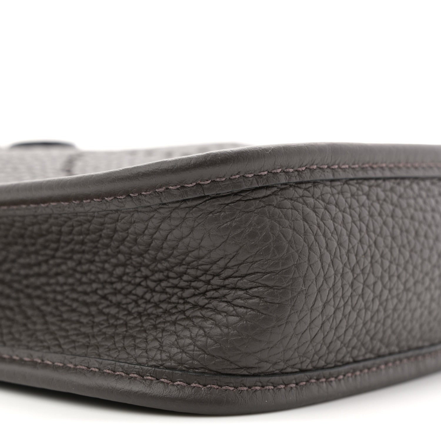 Hermes Taurillon Clemence Amazone Sangle Cavale Evelyne TPM Ebene Gris Pale Etoupe 9 of 10
