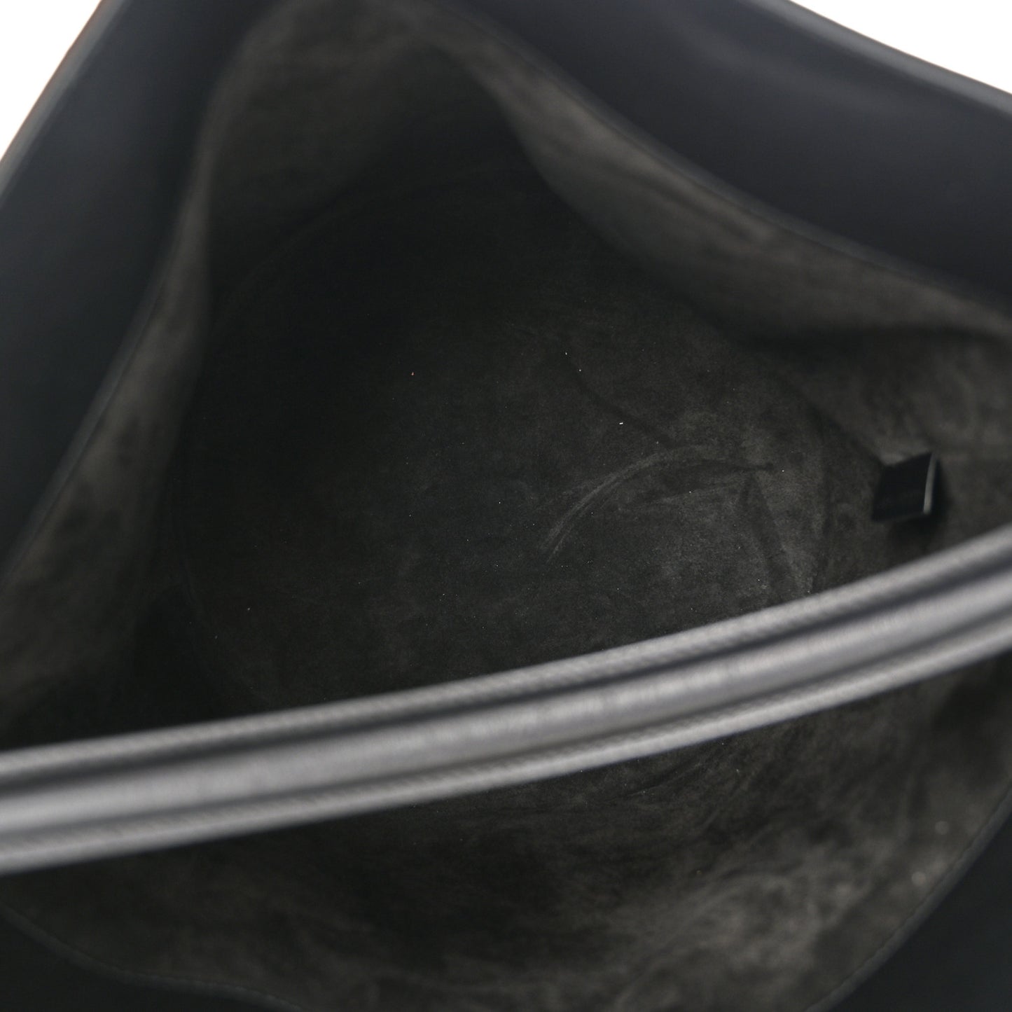 Smooth Calfskin Bucket 16 Bag Black