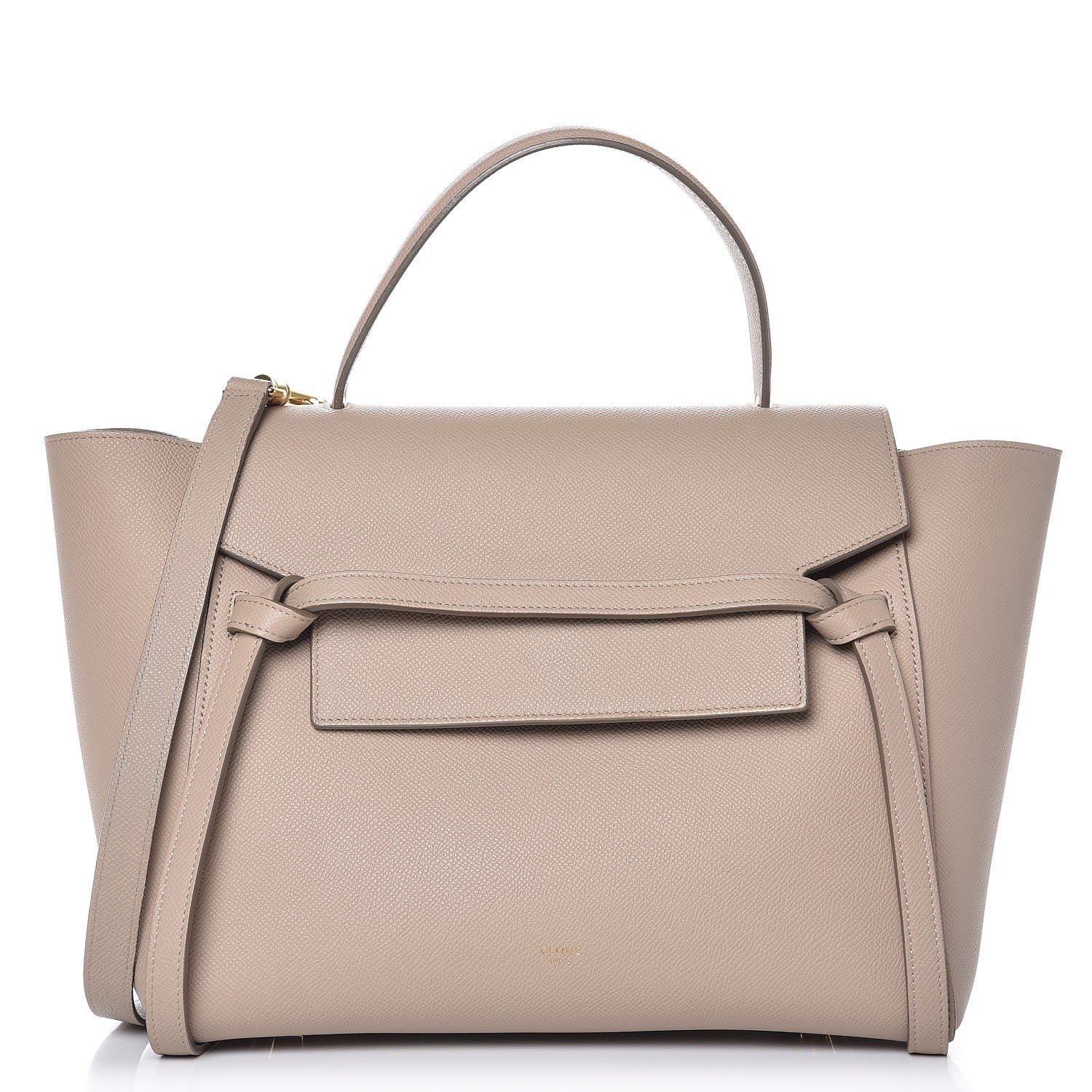 Celine Grained Calfskin Mini Belt Bag Light Taupe 1 of 9