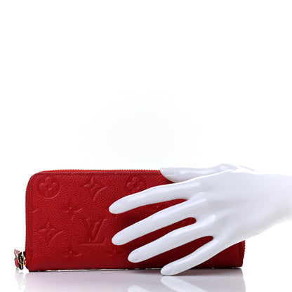 Louis Vuitton Empreinte Clemence Wallet Cherry 2 of 7