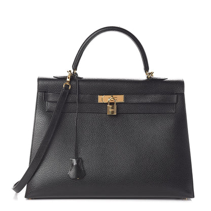 Hermes Ardennes Kelly Sellier 35 Black 1 of 33