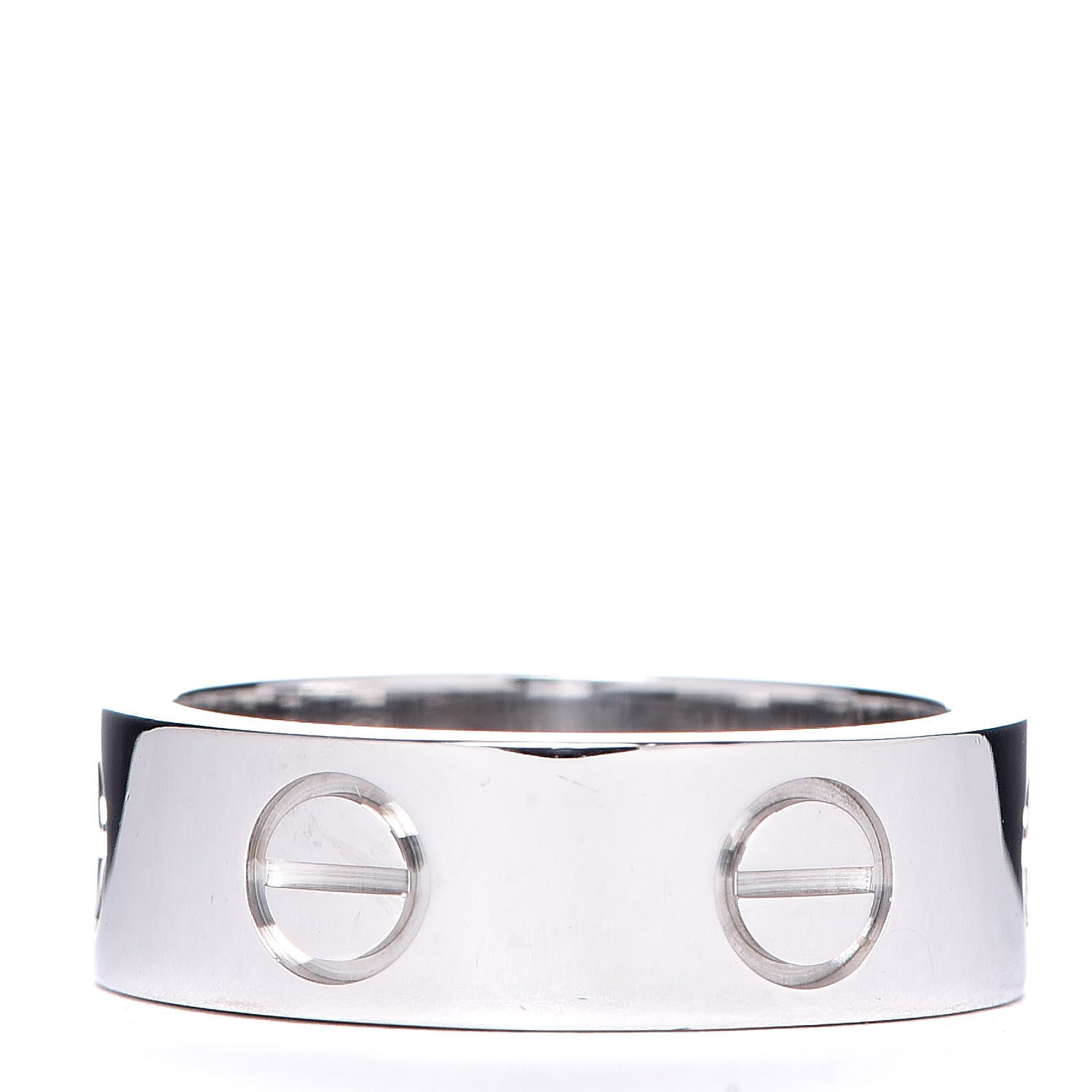 Cartier 18K White Gold 5.5mm LOVE Ring 47 4 3 of 4