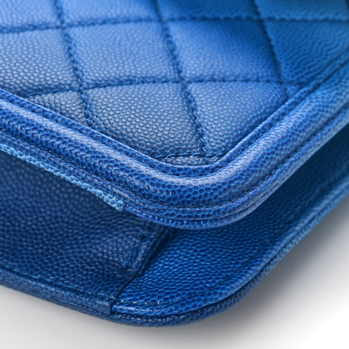Caviar Quilted Medium Sunset On The Sea Flap Blue