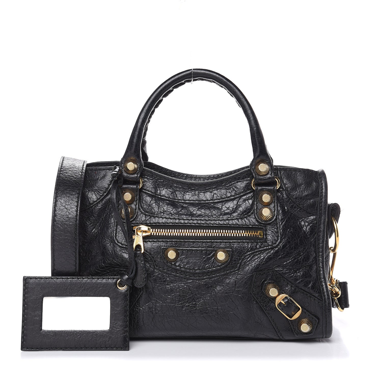 Agneau Giant 12 Gold Hardware Mini City Black