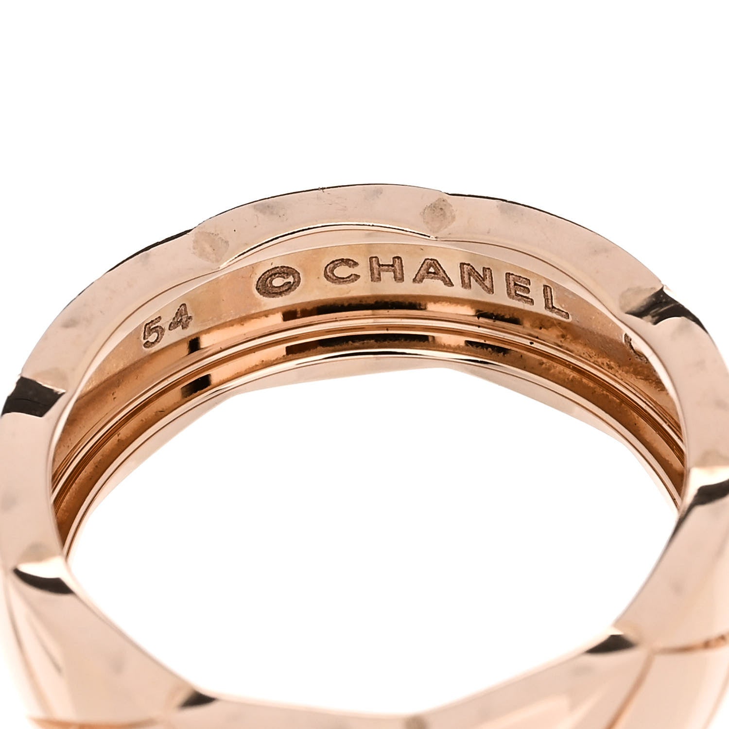 Chanel 18K Beige Gold Small Coco Crush Ring 54 6.75 4 of 7