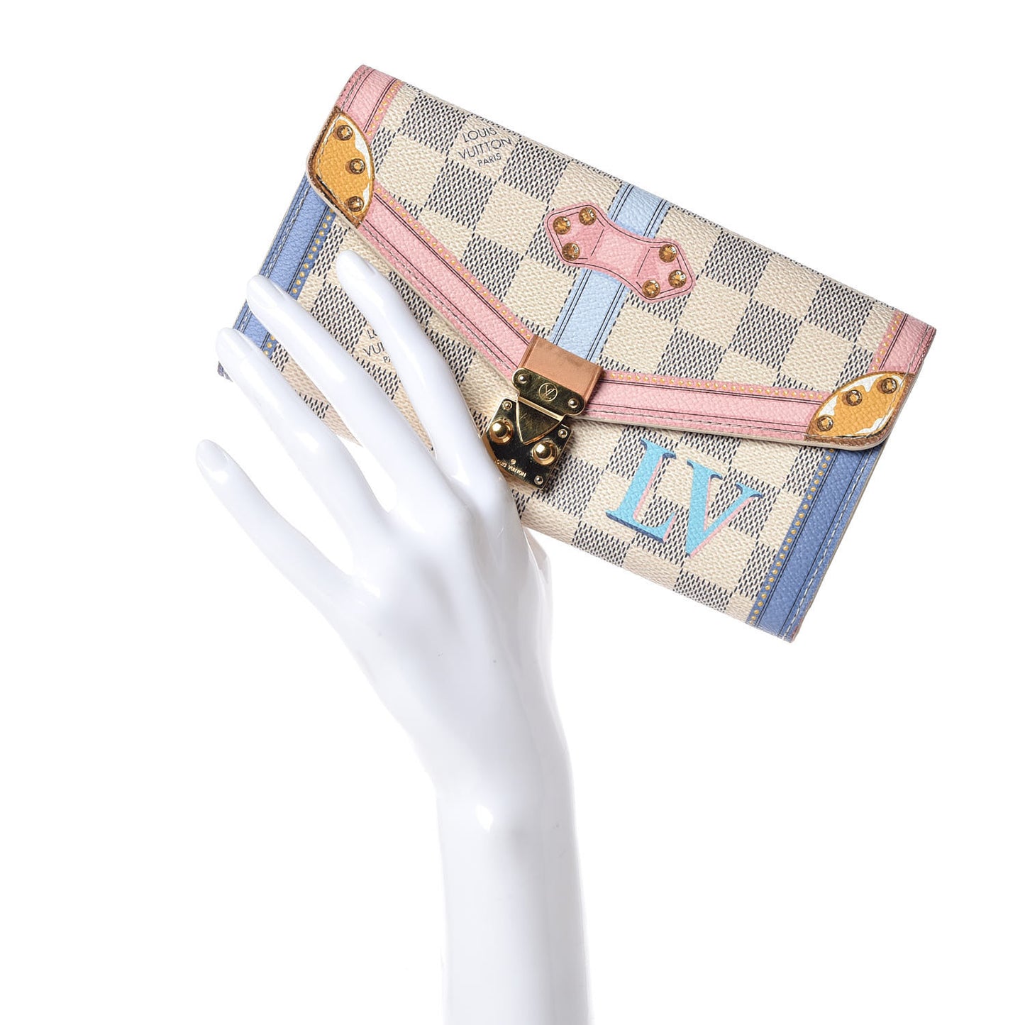 Damier Azur Summer Trunks Sarah Wallet NM