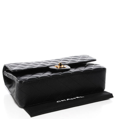 Chanel Caviar Quilted Medium Double Flap Black 4 of 9