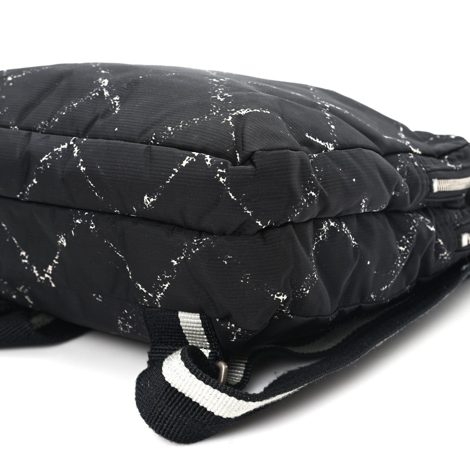 Chanel Nylon Travel Backpack Black 10 of 11