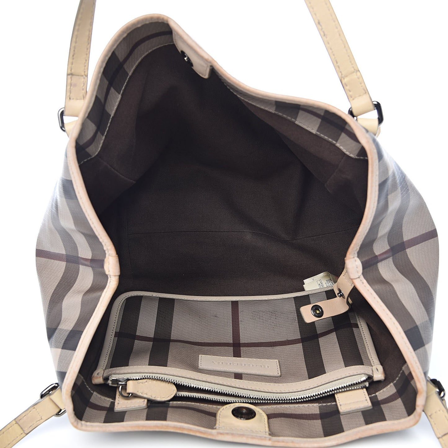 Smoked Check Small Canterbury Tote Trench