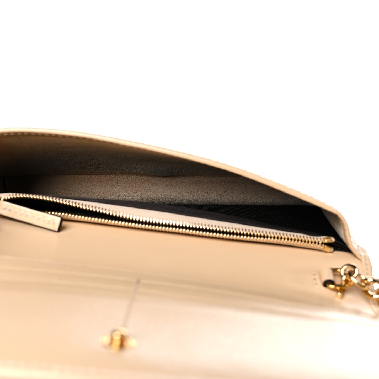 Boarded Plutone Calfskin Horsebit 1955 Wallet On Chain Bubble Tea