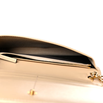 Gucci Boarded Plutone Calfskin Horsebit 1955 Wallet On Chain Bubble Tea 5 of 9