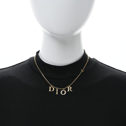 Christian Dior Crystal Dio(r)evolution Necklace Gold 2 of 6