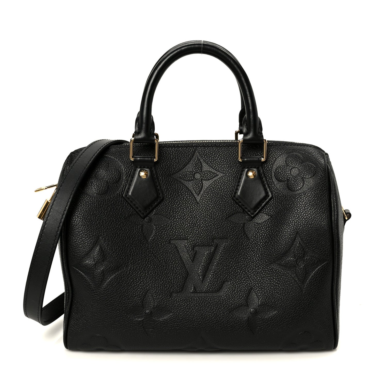 Empreinte Monogram Giant Speedy Bandouliere 25 Black