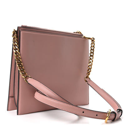 Salvatore Ferragamo Calfskin Trifolio Crossbody Bag Antique Rose 3 of 10