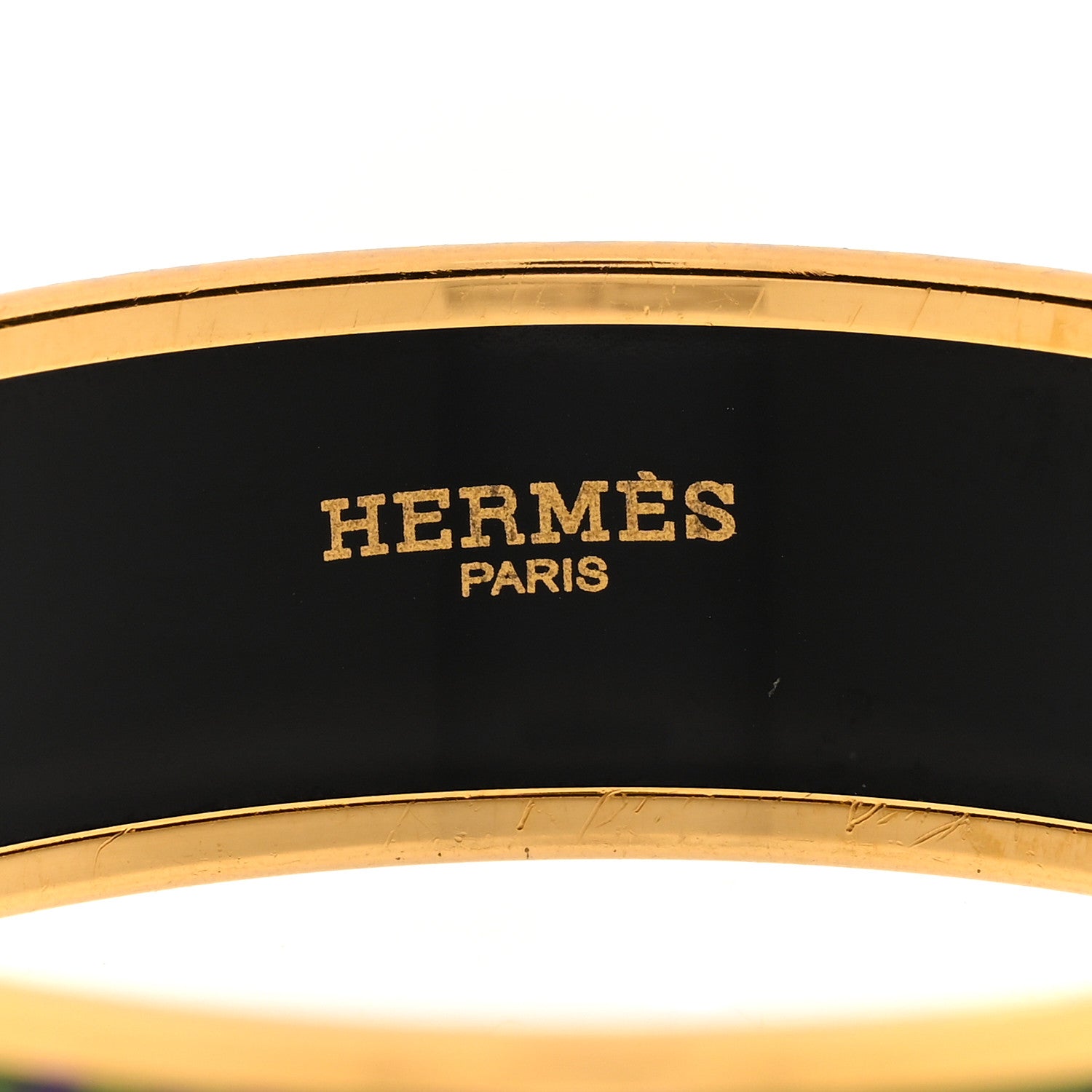 Hermes Enamel Printed Cachemire de Tamara Wide Bracelet 62 5 of 5