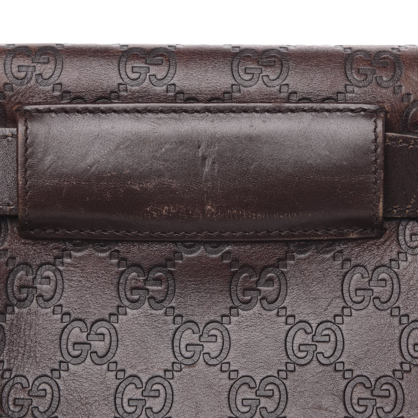Guccissima Slim Belt Bag Dark Brown